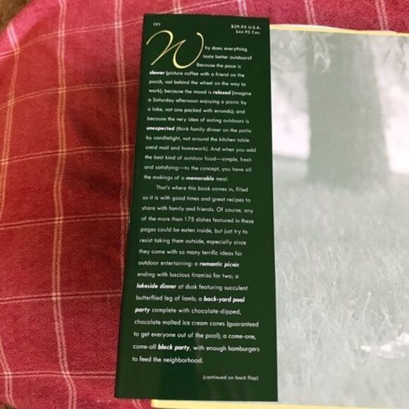 Bon Appetit Vintage Outdoor Entertaining Cookbook‎ 1999 - Picture 4 of 9